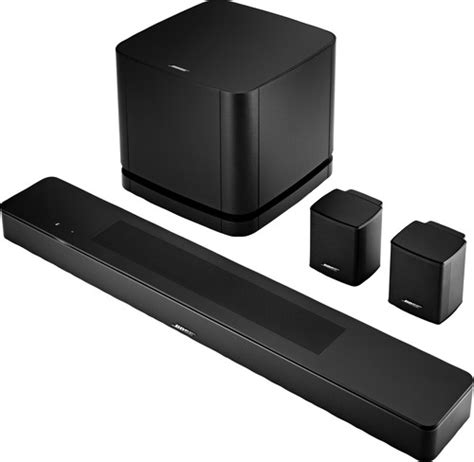 Bose Smart Soundbar Home Cinema Set Schwarz Coolblue Vor