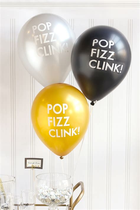 Dazzling Details for a Black and Gold New Year's Eve Party -Beau-coup Blog