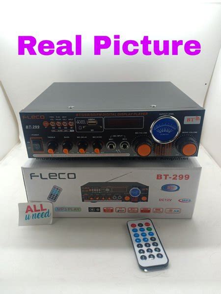 Jual Power Amplifier Fleco Bt Amplifier Karaoke Amplifier