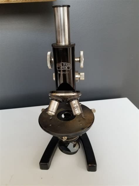 Carl Zeiss Jena Microscope Etsy India