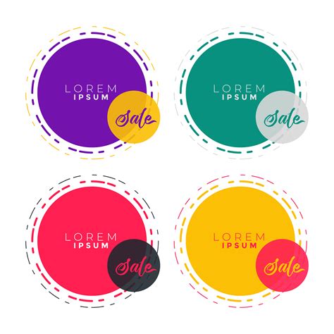 Circle Banner Vector At Vectorified Collection Of Circle Banner