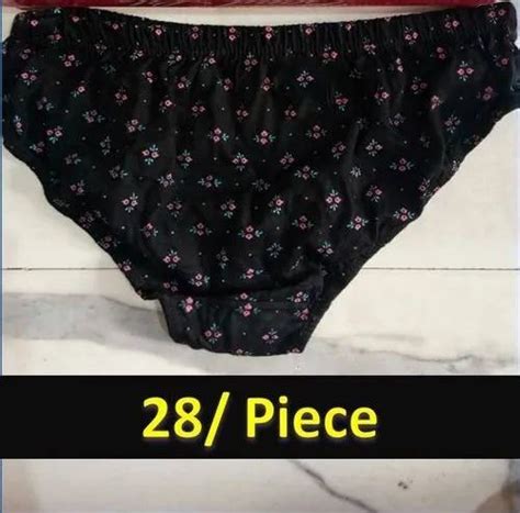 Yeyze Black Ladies Printed Cotton Panty Size 36 At Rs 28piece In Surat