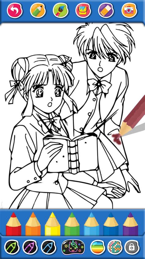 Android Coloring Sakura Pages