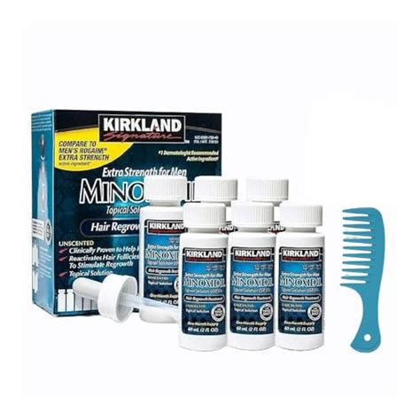 Kirkland Signature Minoxidil For Men Extra Strength Hair Regrowth For