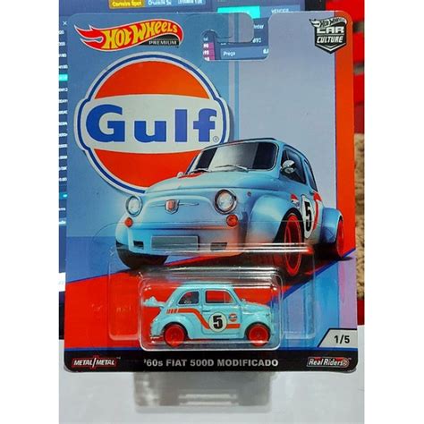 Hot Wheels Premium S Fiat Modificado Gulf Shopee Brasil