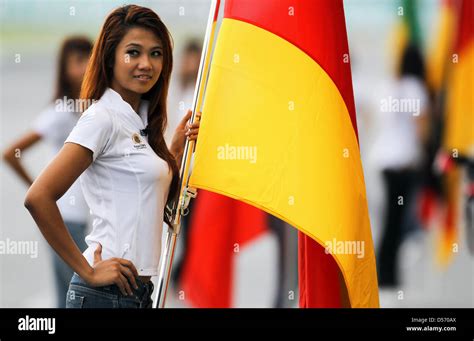 Malaysian Grid Girls Malaysian Grand Hi Res Stock Photography And