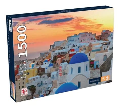 Rompecabezas 1500 Piezas Santorini Grecia Puzzle