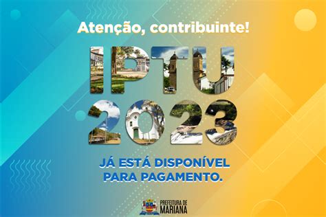 O pagamento do IPTU 2023 já está disponível para contribuintes Jornal