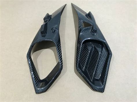 Kawasaki Ninja H Air Intake Covers Twill Carbon Fiber Glossy