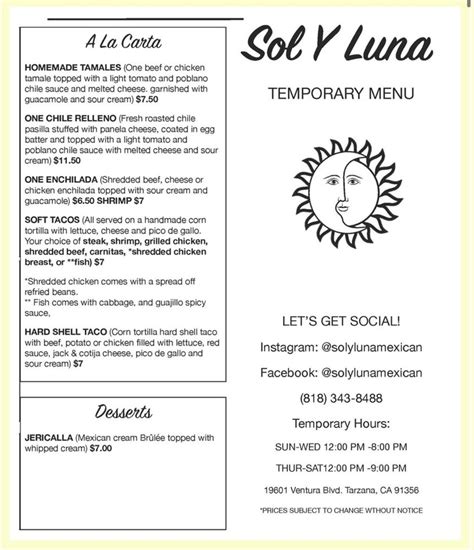 Sol Y Luna - Restaurant Portals