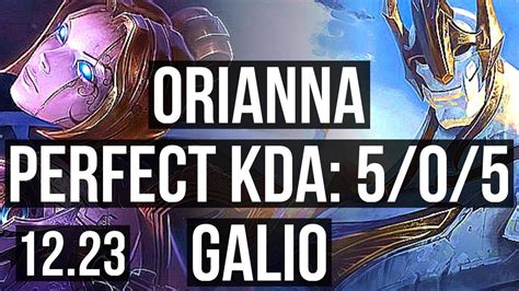 Orianna Vs Galio Mid Games Kr Master Youtube