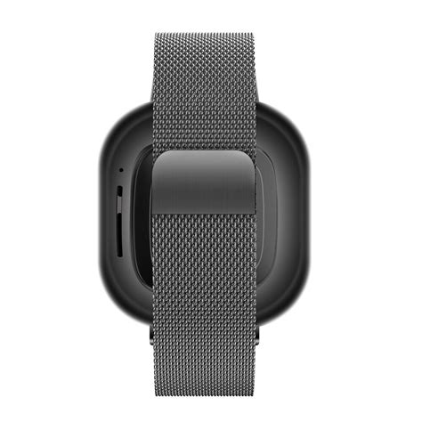 Fitbit Sense Milanese Loop Band Zwart Smartwatchbanden Nl