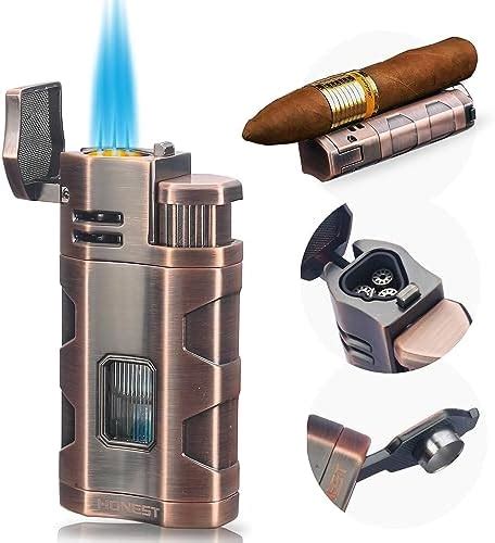 Pipita Torch Lighter Pack Windproof Single Torch Jet Flame Metal