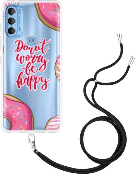 Motorola Moto G71 Hoesje Met Koord Donut Worry Designed By Cazy Bol