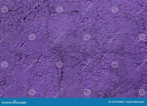 Purple Messy Plaster With Damaged Paint Texture Nice Abstract Photo