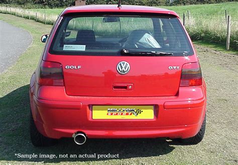 Milltek Sport Cat Back VW Golf Mk4 GTI 1 8T Twin 50 8mm Discrete