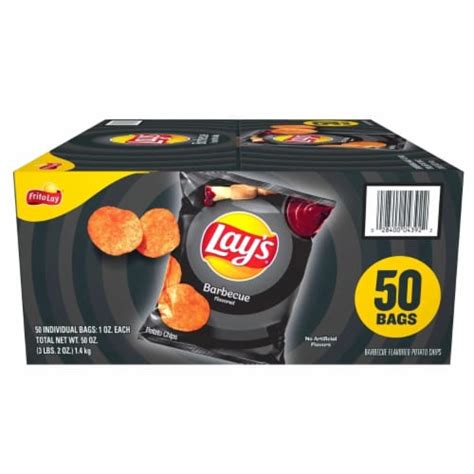 Lays Barbecue Potato Chips 1 Ounce Pack Of 50 1 Unit Kroger