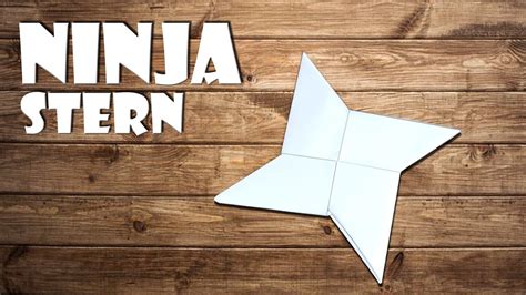 Ninja Stern Aus Papier Basteln How To Make A Paper Ninja Star