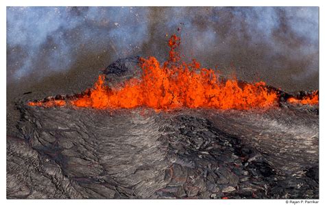 Iceland Eruption 2022 - First Moments - Photo Blog by Rajan Parrikar