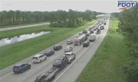 I 75 Reopens Near North Port After 7 Vehicle Crash Shut Down Northbound