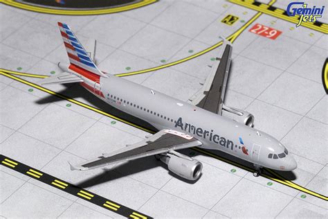 Gemini Jets American Airlines Airbus A320 1/400 Scale Diecast Plane Re – Acapsule Toys and Gifts