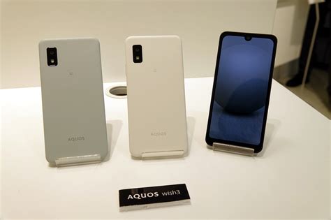 シャープベーシックモデルの新型スマホAQUOS wish3を発表 ケータイ Watch