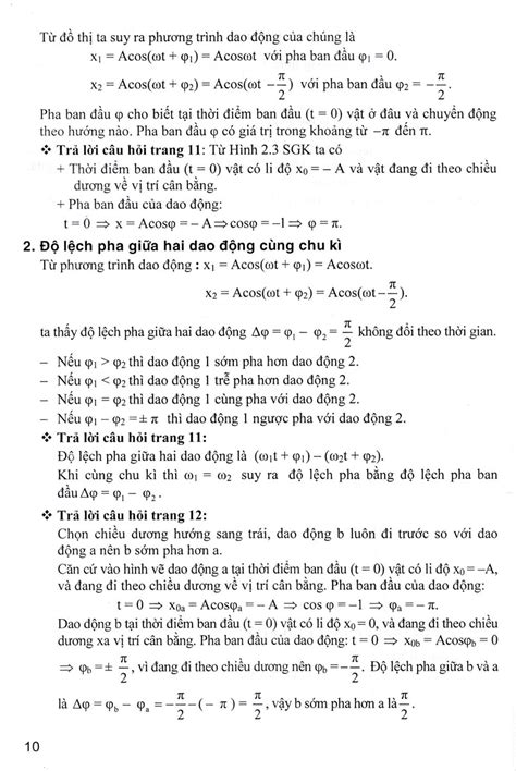 Hướng Dẫn Trả Lời Câu Hỏi And Bài Tập Vật Lí 11 Bám Sát Sgk Kết Nối Tri