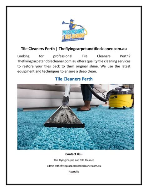 Ppt Tile Cleaners Perth Powerpoint