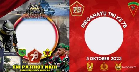 Twibbon Hut Tni Ke Tahun Untuk Peringatan Hari Tentara Nasional