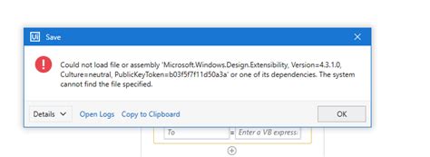 Could Not Load File Or Assembly The System Cannot Find File Specified