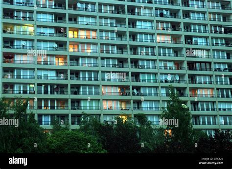 Apartment Block In Berlin Stock Photo Alamy