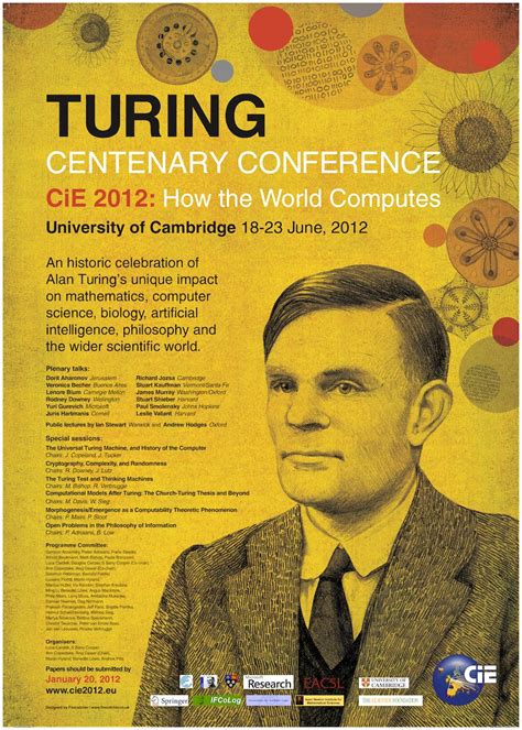 Vleeptronz Alan Mathison Turing Centenary Conference At University Of