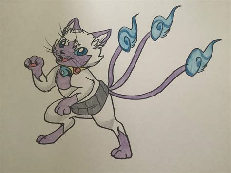 Oc Experimentation Nekomata Sianyan Yo Kai Watch Amino