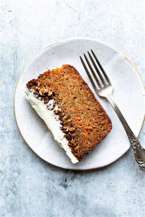 Carrot Cake Loaf With Cream Cheese Frosting Female Foodie