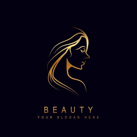 Premium Vector Beauty Woman Logo Design Line Art Style Design