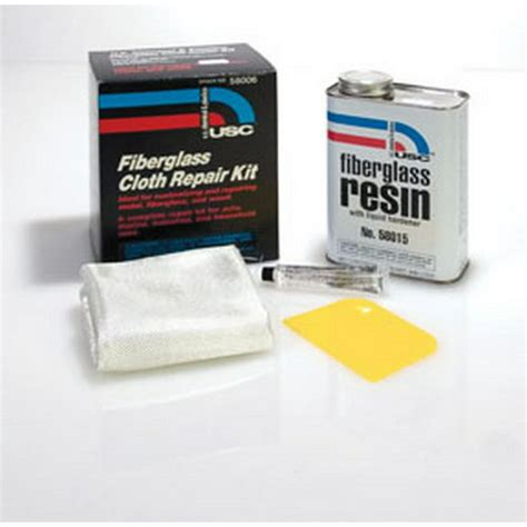 U S Chemical And Plastics 58005 Fiberglass Repair Kit Quart Repair Kit Mat