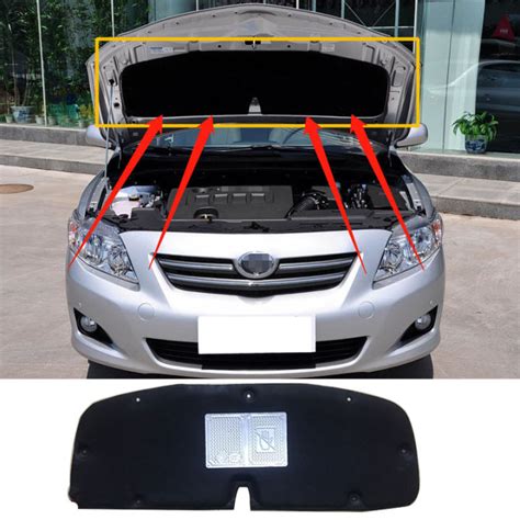 For Hyundai Accent Car Hood Insulation Mat Front Engine Heat And Sound