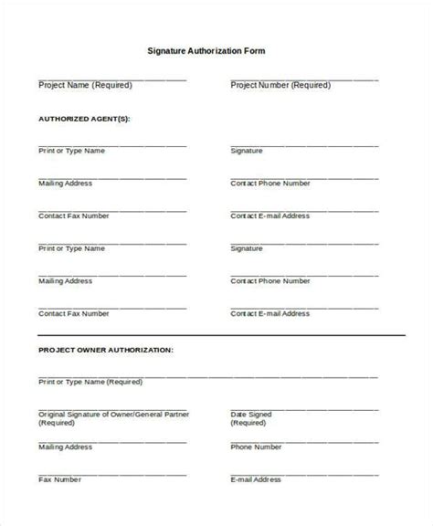 General Authorization Form Printable Pdf Download - AuthorizationForm.net