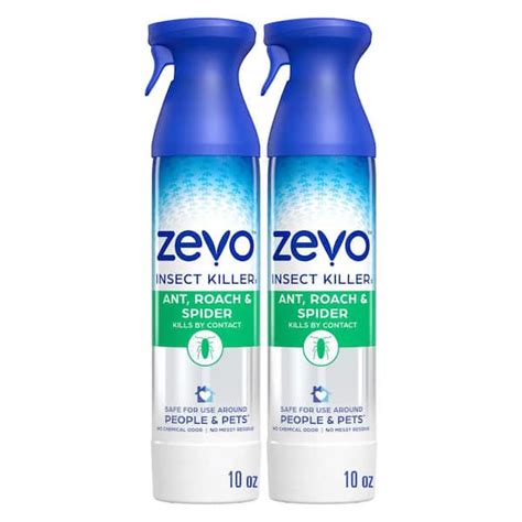 ZEVO 10 Oz Ant Roach And Spider Insect Killer Aerosol Spray Multi