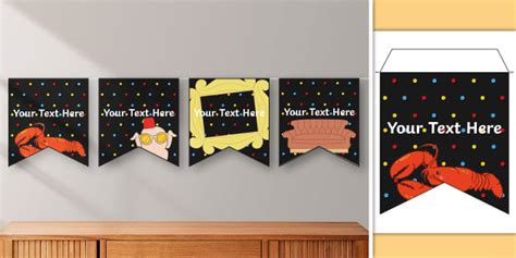 Friends Editable Bunting Twinkl Party Teacher Made