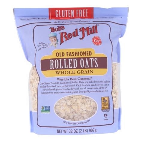 Bob S Red Mill Old Fashioned Rolled Oats Gluten Free Case Of Oz