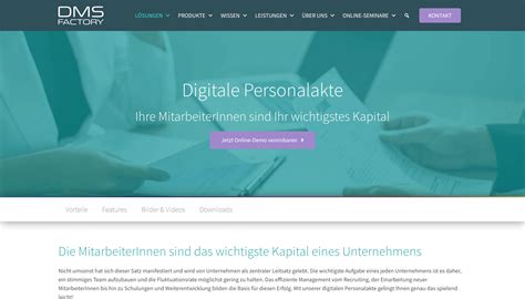 Digitale Personalakte einführen Top 20 Anbieter