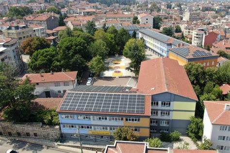 Bursa da bulunan bir okul kendi enerjisini üretiyor Bursa Haberleri