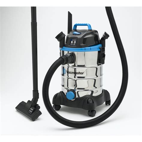 VacMaster 6-Gallon, 3 Peak HP, Stainless Steel Wet Dry Vac