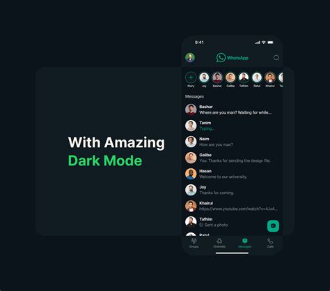 Whatsapp Uiux Redesign Instant Messaging App Behance