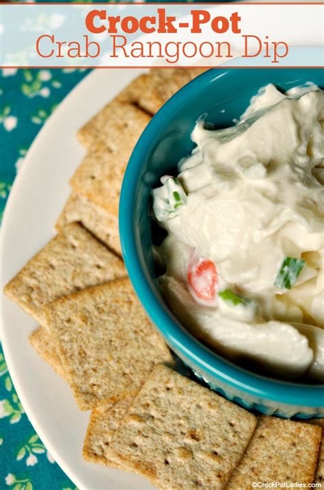 Crock Pot Crab Rangoon Dip Video Crock Pot Ladies