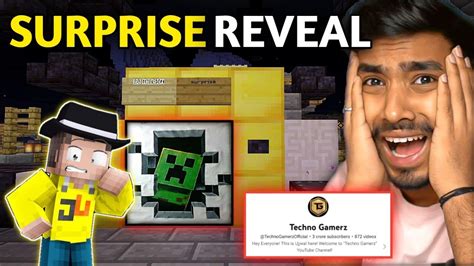 Finally Techno Gamerz 20 Million Minecraft Surprise Revealed Techno