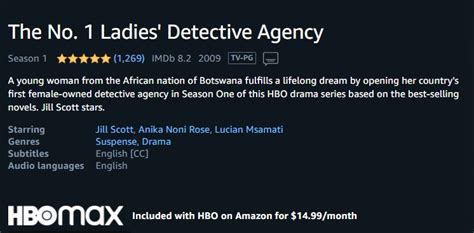 Binge-Watch No 1 Ladies Detective Agency TV Series Free - 7 Full Episodes