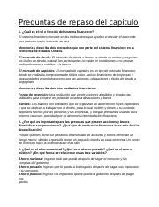 Preguntas De Repaso Del Capitulo Docx Preguntas De Repaso Del