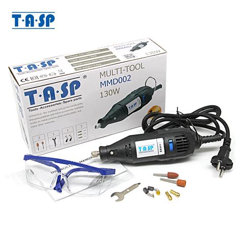 TASP 220V 130W Electric Rotary Engraver Tool Set Dremel Mini Drill